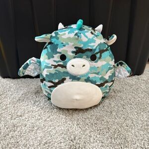 Squishmallows Keanu the Camo Dragon 8” 8 inch